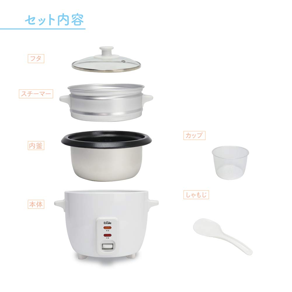 マクロス MEK-76 ララクック ライス&スチームクッカー 炊飯器